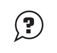frequently asked questions question mark in speech bubble button icon