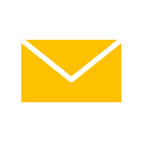 pay by mail yellow envelope icon