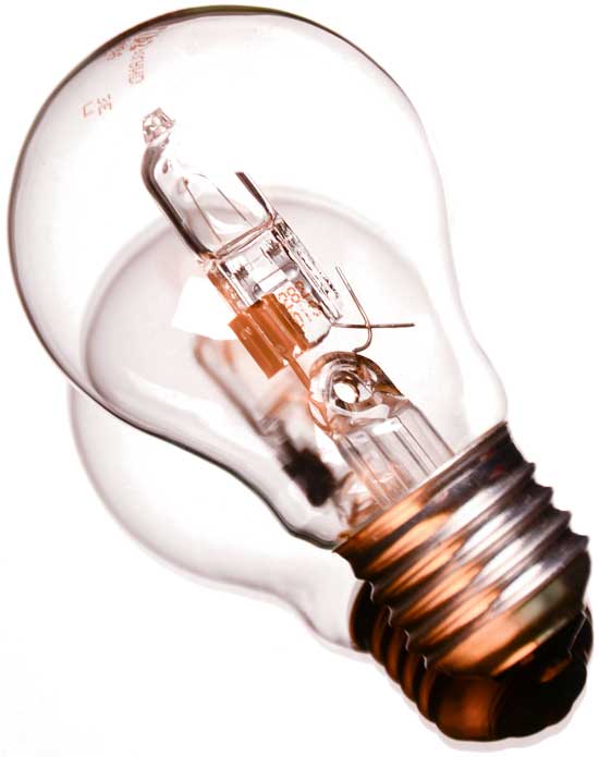 clear light bulb