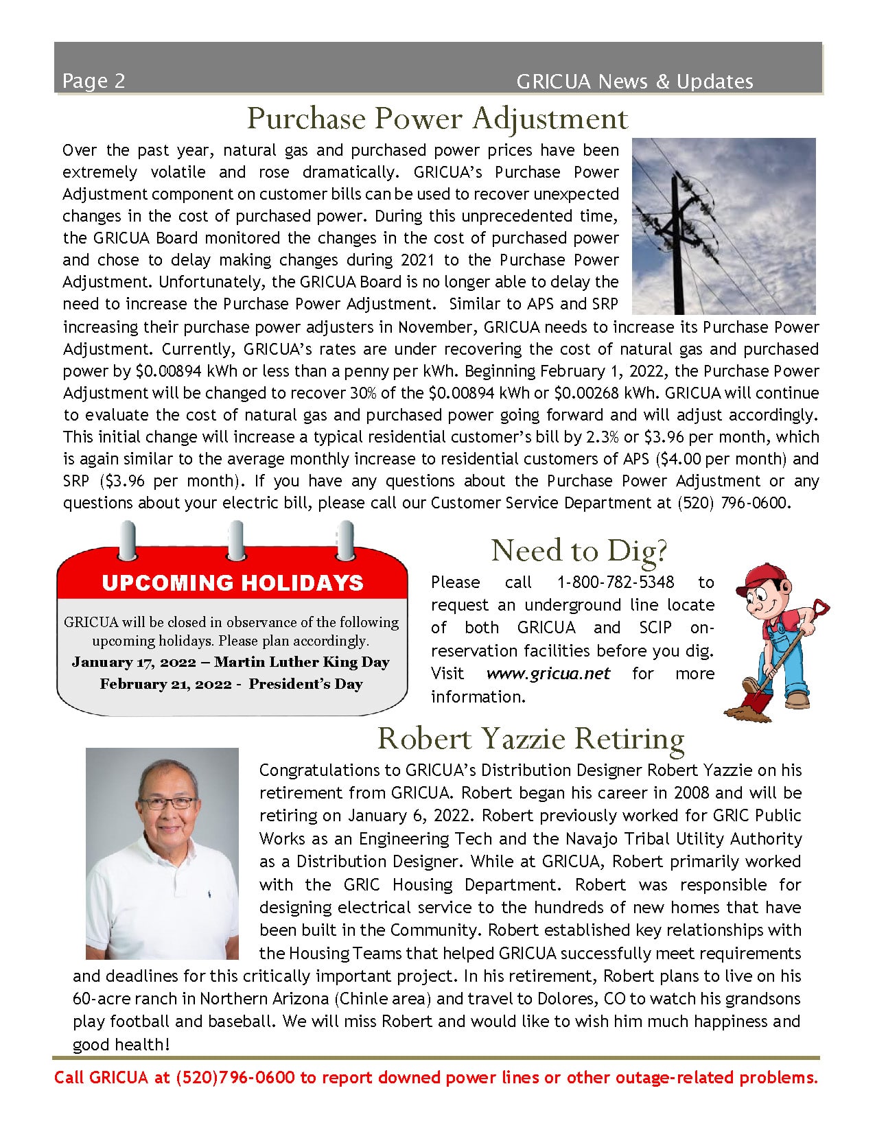 January 2022 Newsletter page 2