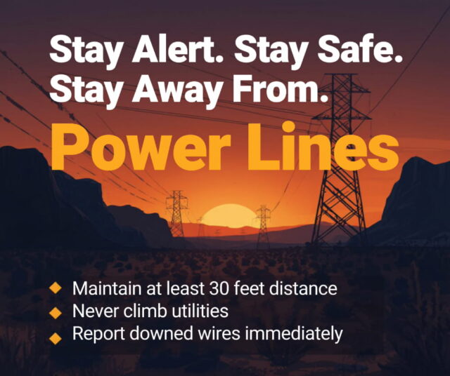Power line safety tips