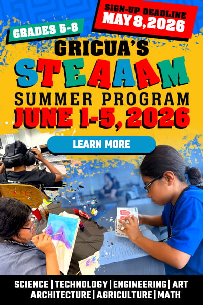 GRICUA STEAAAM mobile slider