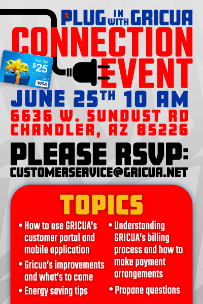 GRICUA connection event mobile slider