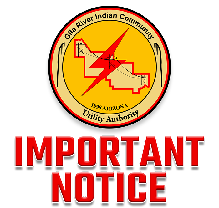 Important notice gricua logo