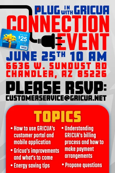 GRICUA connection event mobile slider