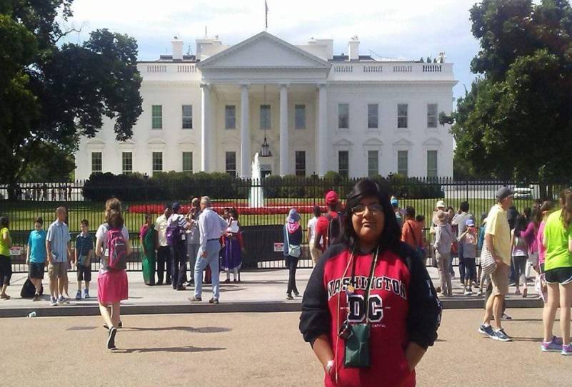 Ellayna at White House